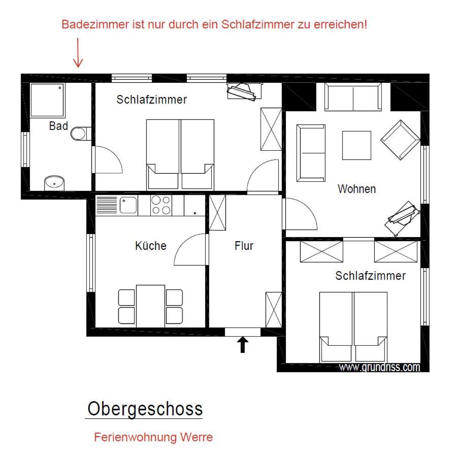 شقة Tal-Residenz Werre-Og Und Bega-Eg باد سالزفلن المظهر الخارجي الصورة