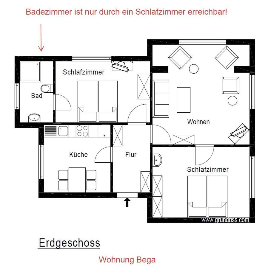 شقة Tal-Residenz Werre-Og Und Bega-Eg باد سالزفلن المظهر الخارجي الصورة